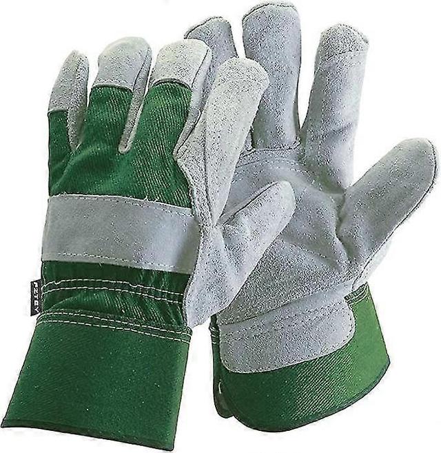 Cuir renforc Gants rsistants aux pines pour hommes et femmes Cadeau de dame, pince lavable de protection Rigger on Productcaster.