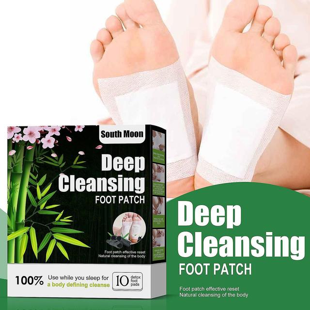 Natural Herbal Foot Patch Relieves Body Stress Relaxes Body And Mind Toning And Dehumidifying Foot Massage Helps Sleep Foot Patch on Productcaster.