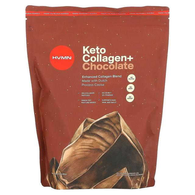 HVMN, Keto Collagen+, Choklad, 17.2 oz (490 g) on Productcaster.