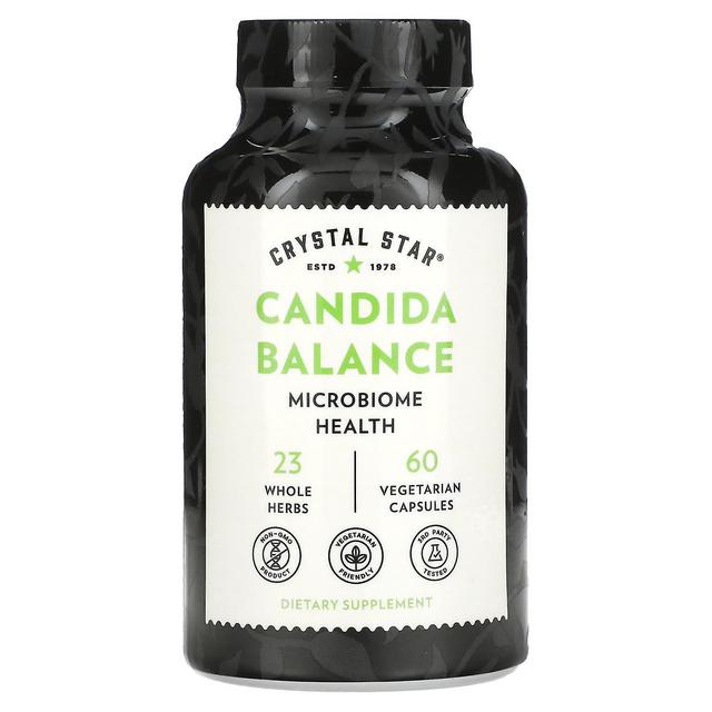 Crystal Star, Candida Balance, 60 Vegetarian Capsules on Productcaster.