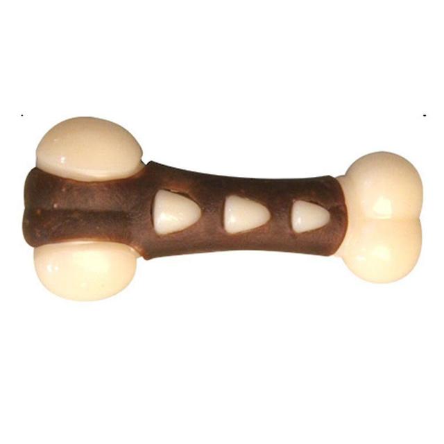 Scacv Dog Chewing Bone Toy Bite-resistent Pet Dog Molar Stick Multifunksjonell Pet Tooth Rengjøring Leker Dog Paw Bone Liten on Productcaster.