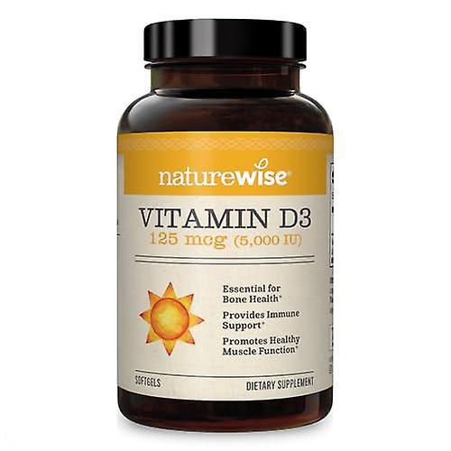 Naturewise vitamin d3 5000iu (125 mcg) mini softgel 360 count, packaging may vary on Productcaster.