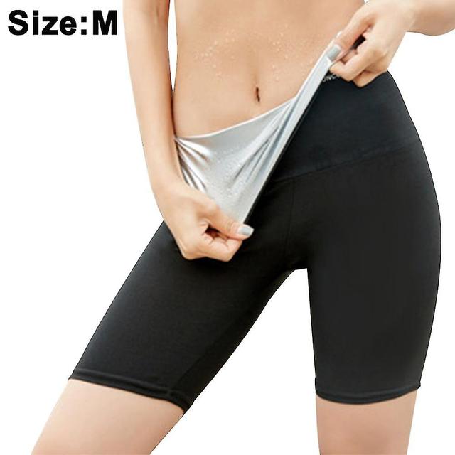 Sauna Sweat Short Pants Hot Thermo Leggings Sauna Tight Pants Compression Hight Taille für Gym Polyme on Productcaster.