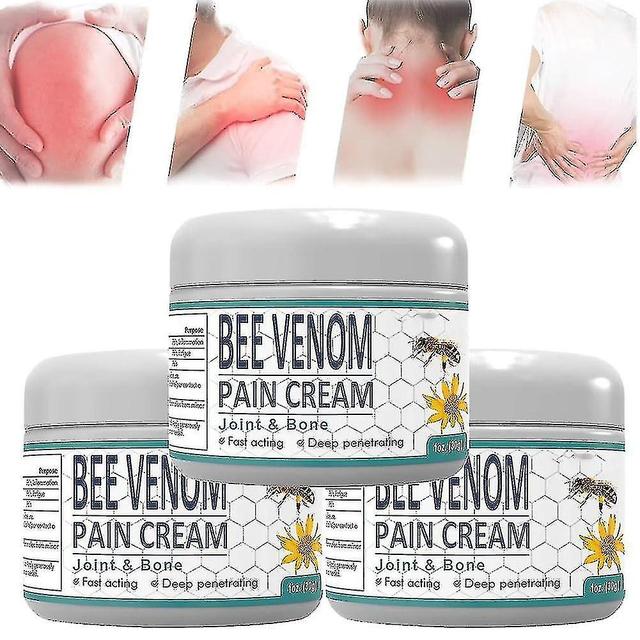 Bee Venom Pain and Bone Healing Cream - Natural Joint and Bone Therapy Bee Venom Pain Relief Cream - Effektiv led- og knoglepleje New Zealand on Productcaster.