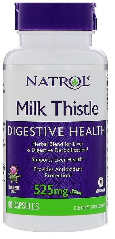 Natrol Milk Thistle 525 mg 60 Capsules 65 gr on Productcaster.