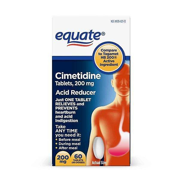 Equate cimetidine tablets 200 mg, acid reducer for heartburn relief,60 count on Productcaster.