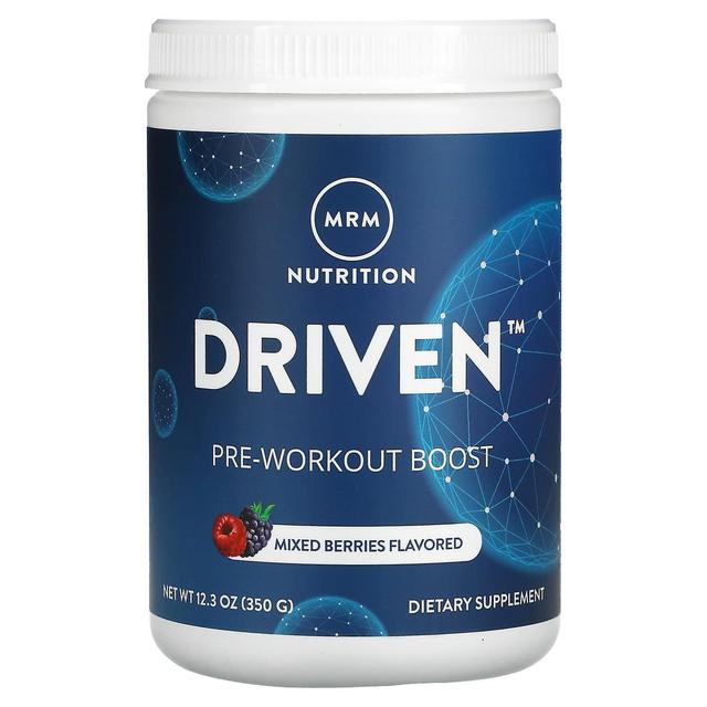 MRM Nutrition, DRIVEN, Pre-Workout Boost, Frutti di bosco, 12,3 oz (350 g) on Productcaster.