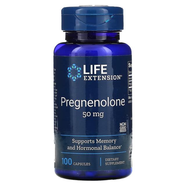 Life Extension Extensão da vida, Pregnenolona, 50 mg, 100 Cápsulas on Productcaster.