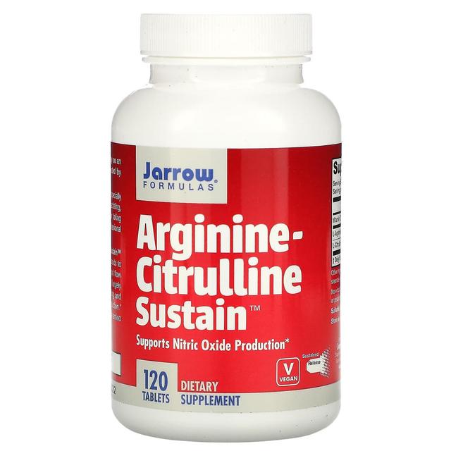 Jarrow Formulas Jarrow Formler, Arginin-Citrullin Sustain, 120 Tabletter on Productcaster.