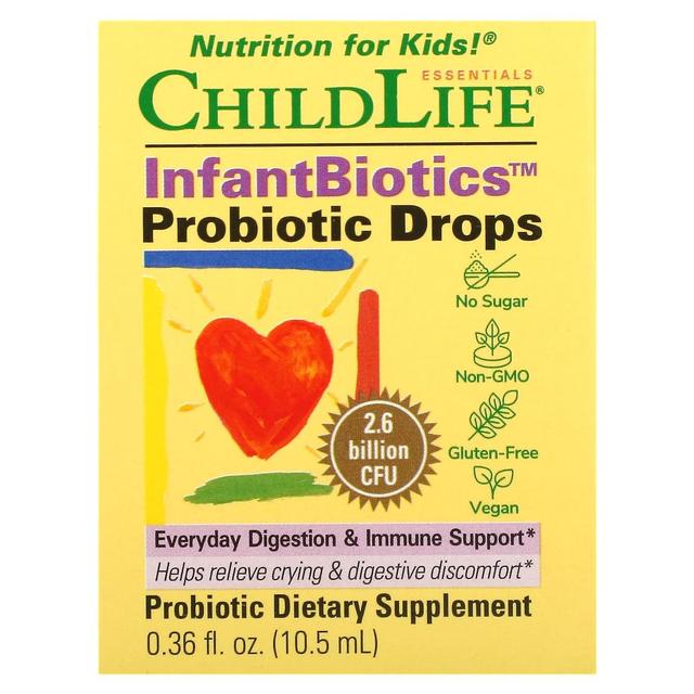 ChildLife, InfantBiotics, Probiotic Drops, 2.6 Billion CFU, 0.36 fl oz (10.5 ml) on Productcaster.