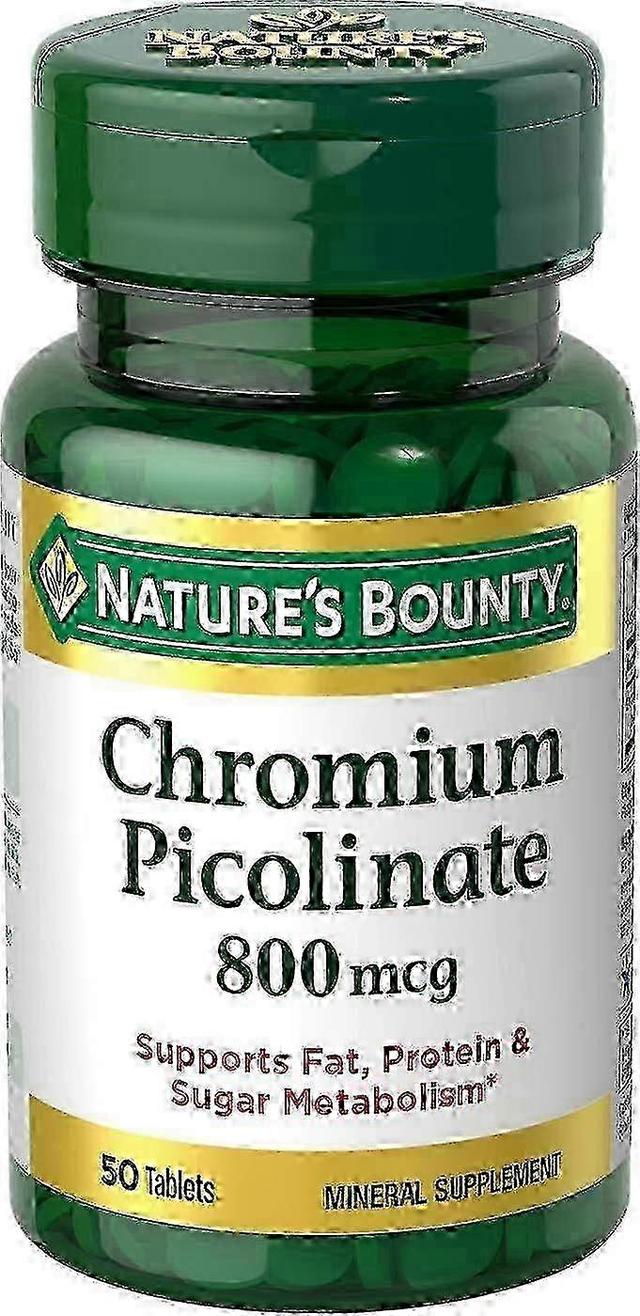 Natures Bounty Nature's bounty chromium picolinate, 800 mcg, tablets, 50 ea on Productcaster.