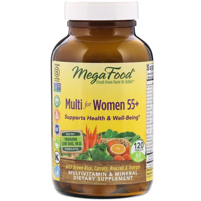 MegaFood, Multi for Women 55+, 120 Tablets on Productcaster.