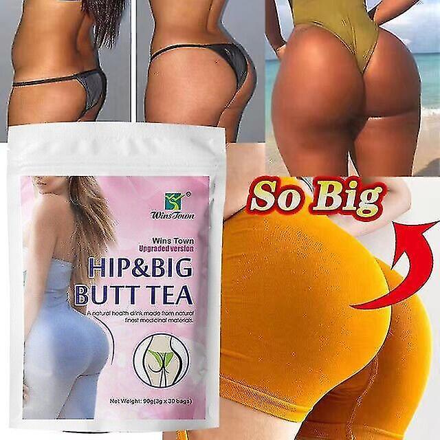 Hip Big Butt Tea Enhancement Pakarat kiinteyttävät runsaat lisäravinteet Yrttitee, 60/90 pussia 3g x 90 bags on Productcaster.