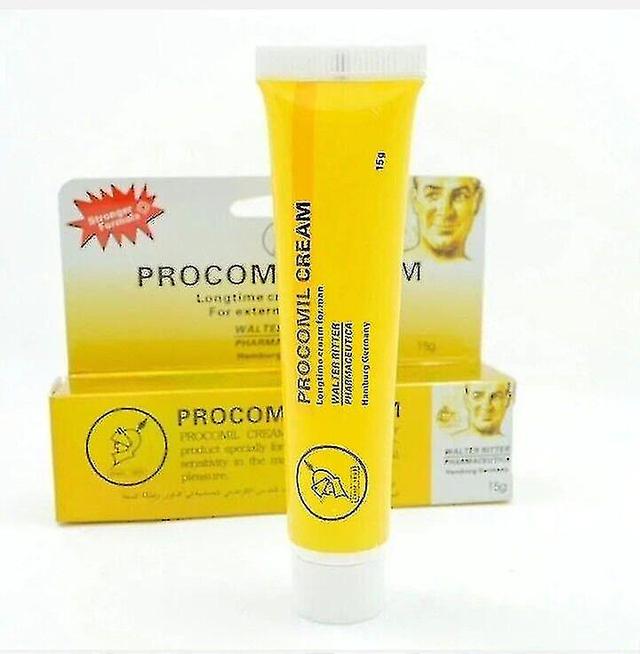 Procomil Delay Natural Strong Cream För För För Tidig Utlösning Män Sex 15ml - Köp nu! on Productcaster.