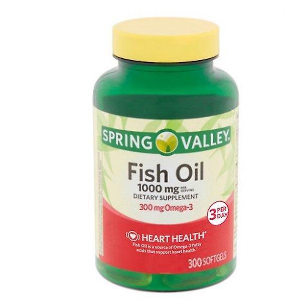 Spring valley omega-3 fish oil soft gels, 1000 mg, 300 count on Productcaster.