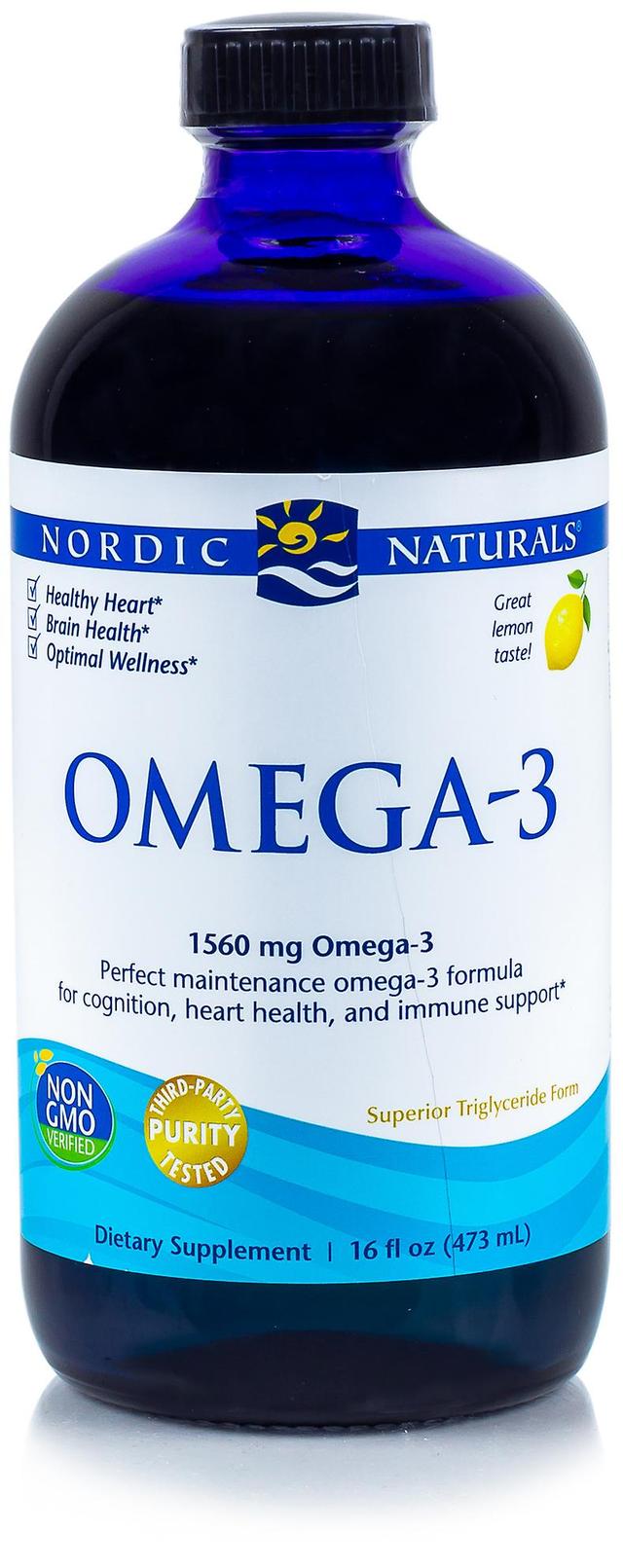 Nordic Naturals Omega 3 Liquid 1560 mg Lemon 473 ml on Productcaster.