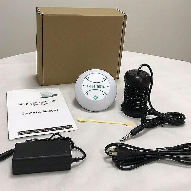 Mini Detox Machine Ion Cleanse Ionic Foot Bath Aqua Cell Spa Machine Detox Foot Bath Detox Foot Bath Arrays Round Black with box on Productcaster.