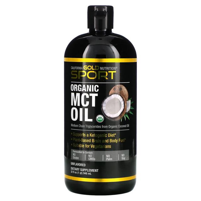 California Gold Nutrition, SPORTS - luomu, MCT-öljy, 32 fl oz (946 ml) on Productcaster.