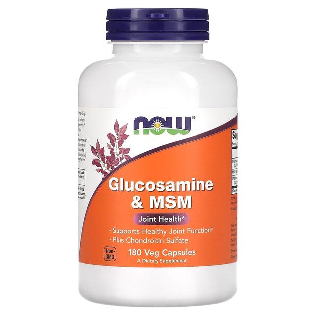 NOW Foods, Glucosamine & MSM, 180 Veg Capsules on Productcaster.