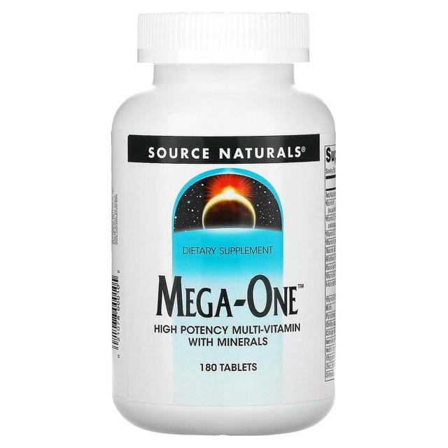 Source Naturals, Mega-One, High Potency Multi-Vitamin with Minerals, 180 Tablets on Productcaster.