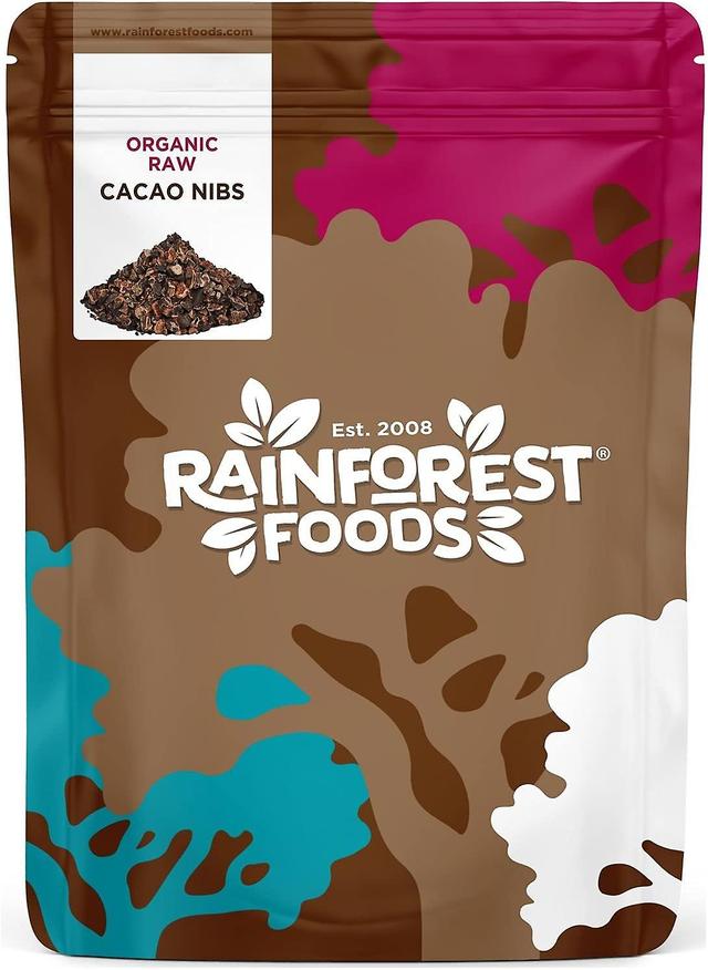 Rainforest Foods, Organic Peruvian Cacao Nibs, 300g on Productcaster.