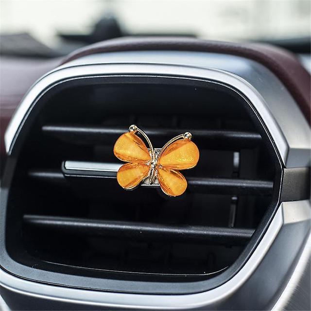 Butterfly Car Air Outlet Perfume Creative Car Perfume Car Air Conditioning Mouth Perfume Clip Car Aromatherapy Car Accessories on Productcaster.