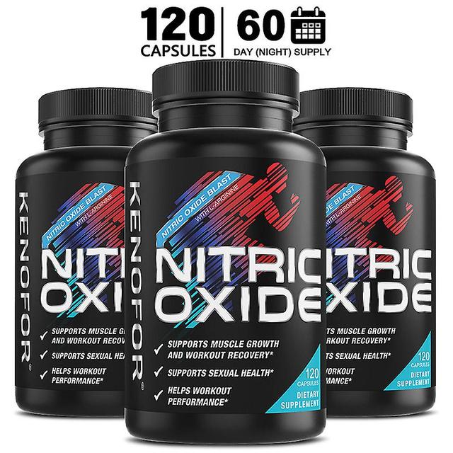 Vorallme Potent Nitric Oxide Supplement - Premium Muscle Support Nitric Oxide Boosts Strength & Energy Training Harder 120 count- 3 bottle on Productcaster.