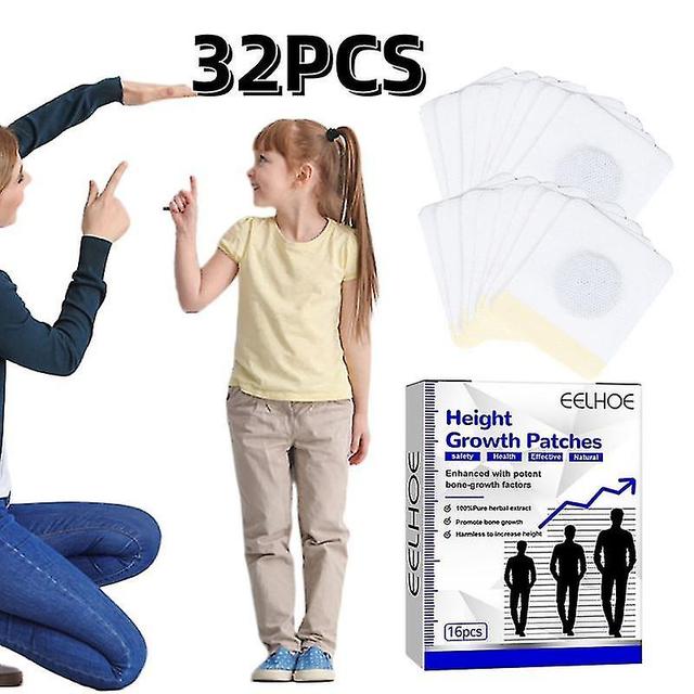 32pcs Height Growth Patch Promote Bone Growth Plantar Acupoint Stimulation Foot Sticker Long Stature Increase Health Patch on Productcaster.