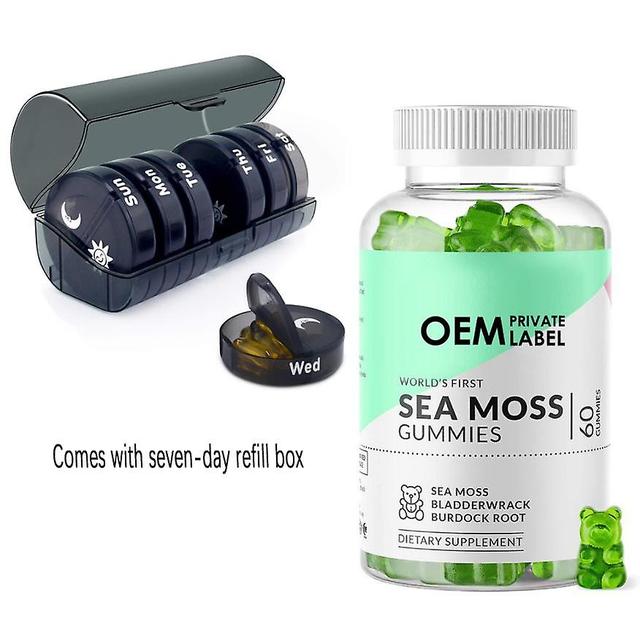 Hurtig levering Sead Gummies Irish Sead Gummies Sea Moss leveres med 7-dages genopfyldningsboks 1PC on Productcaster.