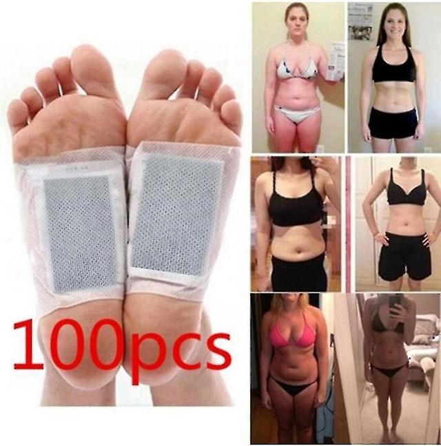 100stk Detox fodpude patches Fjern skadelige krop toksiner Sleep Herbal Cleanse 200Pcs on Productcaster.