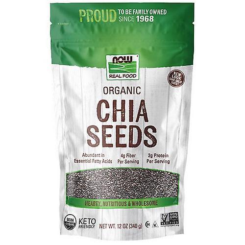 Now Foods Organic Black Chia Seed, 12 oz (Pack of 2) on Productcaster.