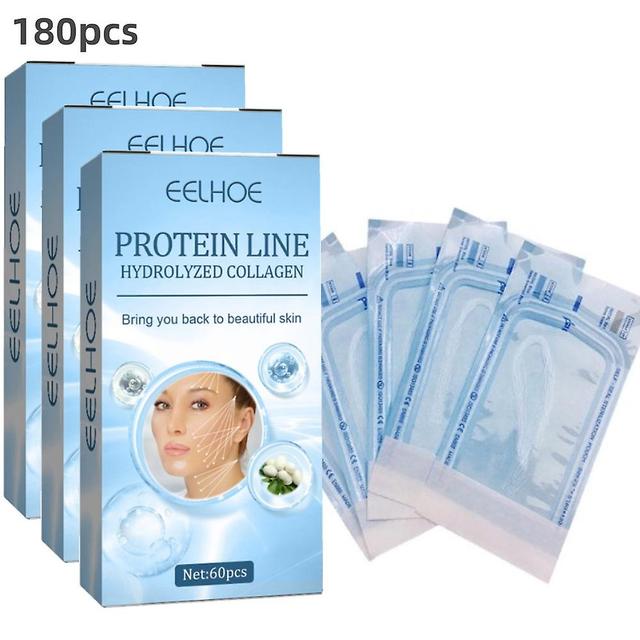 60/120/180pcs Protein Thread No Needle Gold Protein Line Absorbable Collagen For Facial Lift Anti Aging Hyaluronic Tightening Skin Tools B2 60pc on Productcaster.