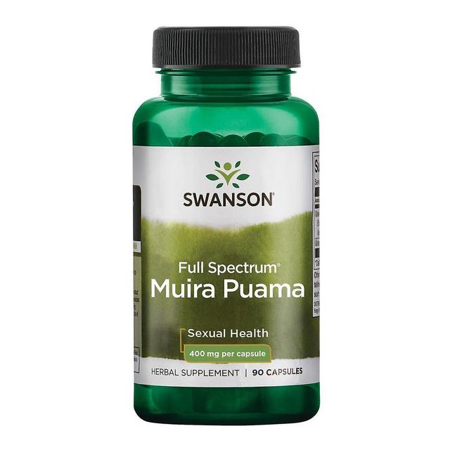 Swanson Volledig Spectrum Muira Puama 400 mg 90 Capsules on Productcaster.