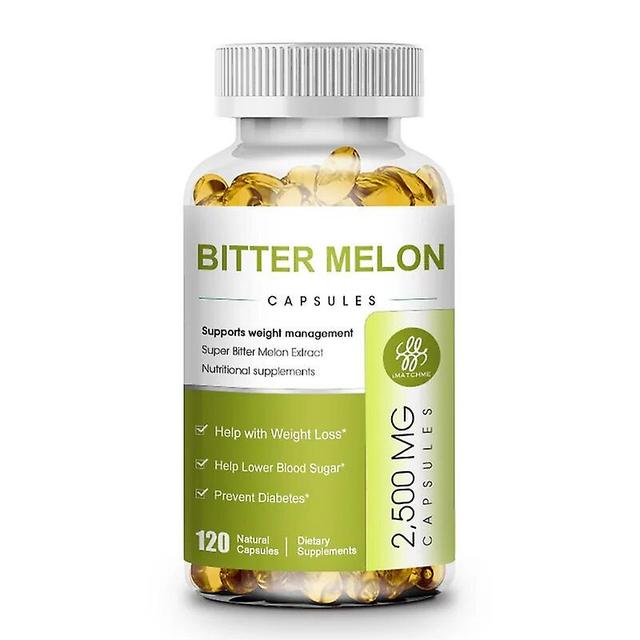 Bitter gourd Capsule Super Food Lower Blood Sugar, Lower Blood Pressure, Plant Insulin, Diabetes Support, Vegan CapsulesTIB TIB . 120pcs 1 bottle on Productcaster.