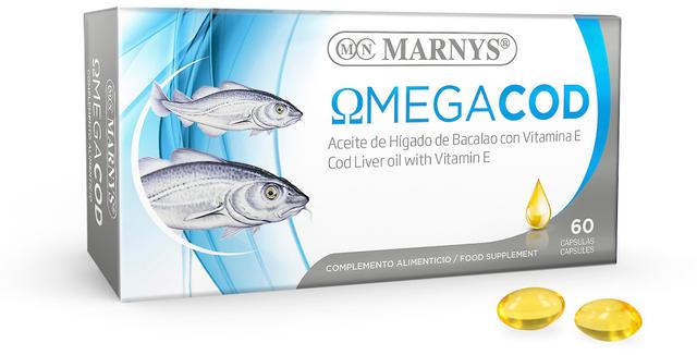 Marny's Marnys Omegacod Cod Liver Oil 60 pearls x 510 mg on Productcaster.