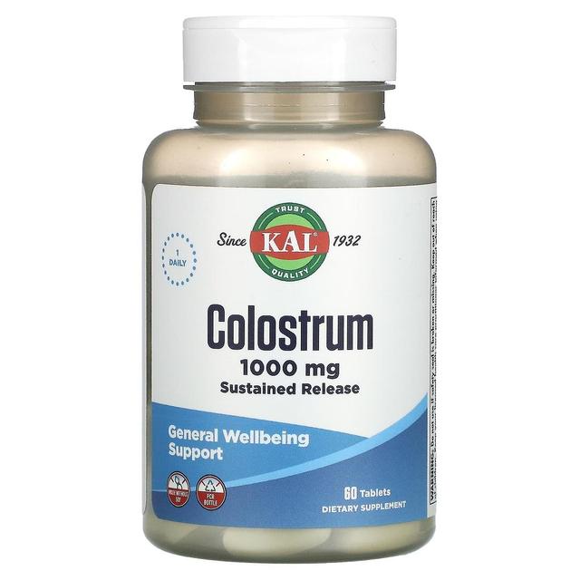 KAL, Colostrum, 1,000 mg, 60 Tablets on Productcaster.