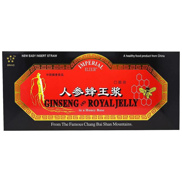 Imperial Elixir, Ginseng & Royal Jelly, 10 Bottles, 0.34 fl oz (10 ml) Each on Productcaster.