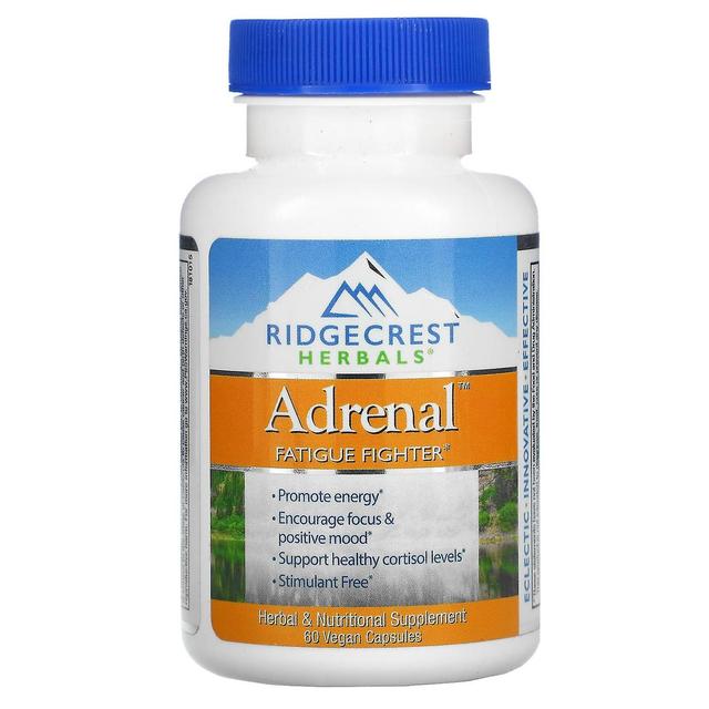 RidgeCrest Herbals, Adrenal, Fatigue Fighter, 60 Vegan Caps on Productcaster.