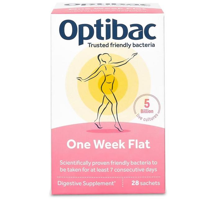 Optibac one week flat 28 sachets on Productcaster.