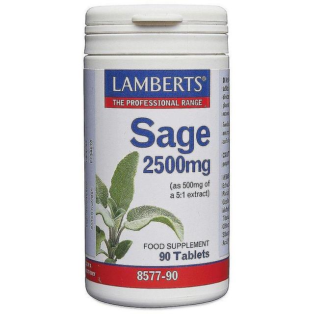 Lamberts Sage 2500mg Tabletki 90 (8577-90) on Productcaster.