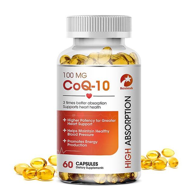 Vorallme Kexinsh Coq10 Capsules 100mg Coenzyme Q10 Capsules Provides Energy To Support Joint Health Promotes Cardiovascular Health Heart 60 counts on Productcaster.