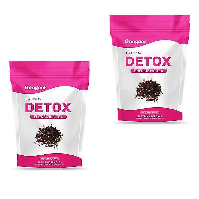 1/2/3st Detox Tea Stöder En Hälsosam Vikt, Hjälper Till Att Minska Uppblåsthet, Naturlig Energi 2pcs on Productcaster.