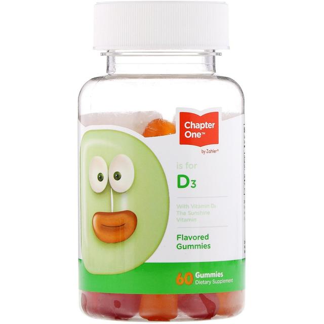 Chapter One, Vitamin D3, Flavored Gummies, 60 Gummies on Productcaster.