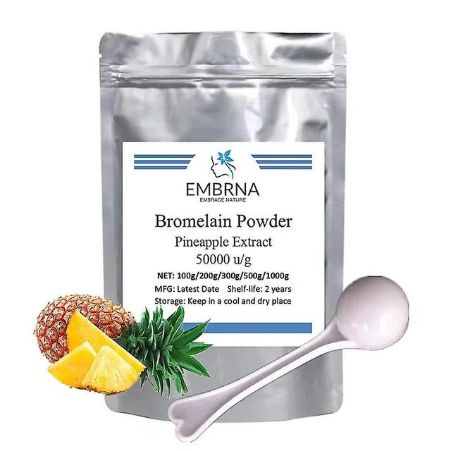 Venalisa 100g-1000g ren bromelain enzympulver, ananasekstrakt 50000 u g, blødgør huden, bleg og fjern pletter, foryngende 300g on Productcaster.