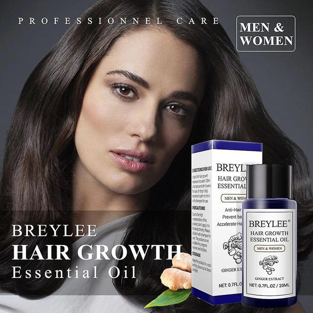 10pcs BREYLEE Hair Growth Essential Oil Fast Powerful Prevent Baldness Anti- on Productcaster.