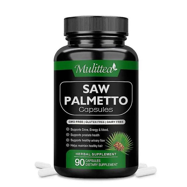 Saw Palmetto Supplement with Beta Sitosterol for Prostate Support & Bladder & Less Urination&Prevents Hair Loss for MenTIB TIB . 90pcs on Productcaster.