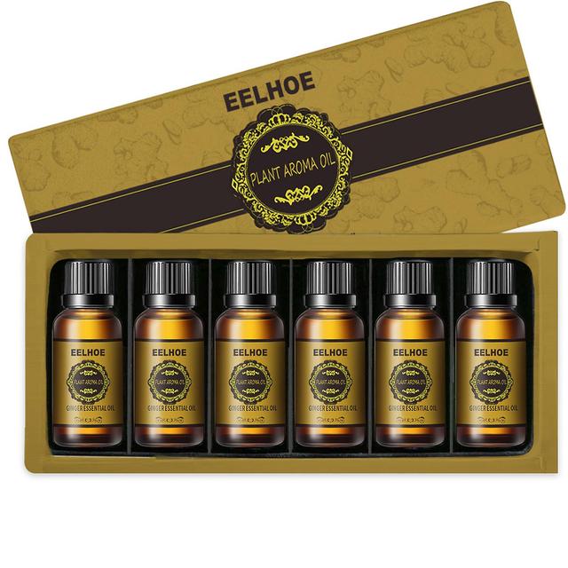 Kbear Buikdrainage Gemberolie Lymfedrainage Gember Plant Etherische Olie Bevorderen Metabolisme Slanke Massage Oliën 10ml*6 on Productcaster.