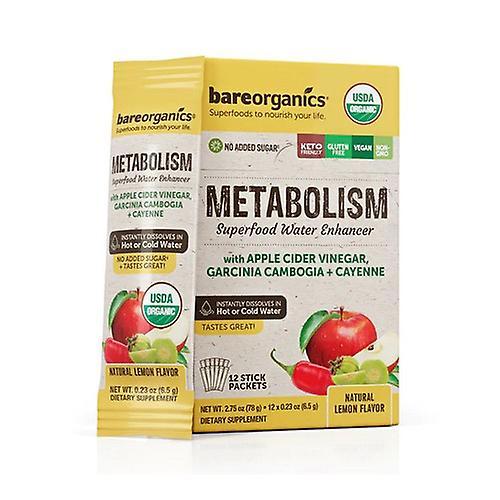 Bare Organics Metabolism Blend Water Enhancer, 12 paquetes (paquete de 1) on Productcaster.