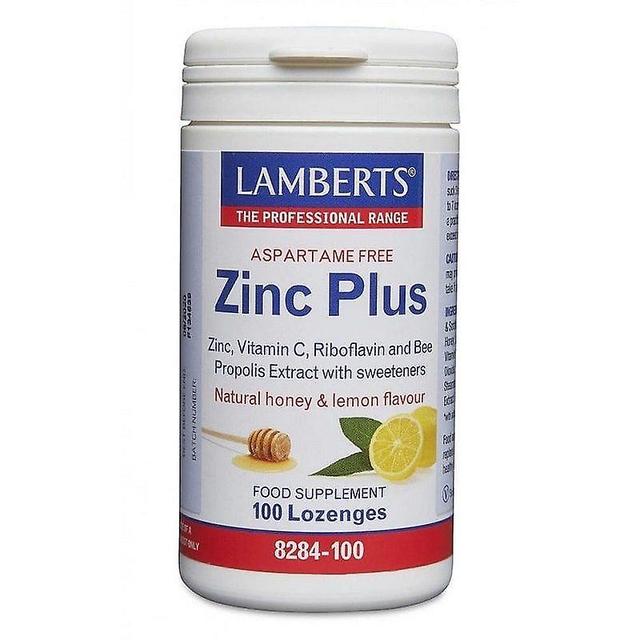 Lamberts Zinc Plus Lozenges 100 (8284-100) on Productcaster.