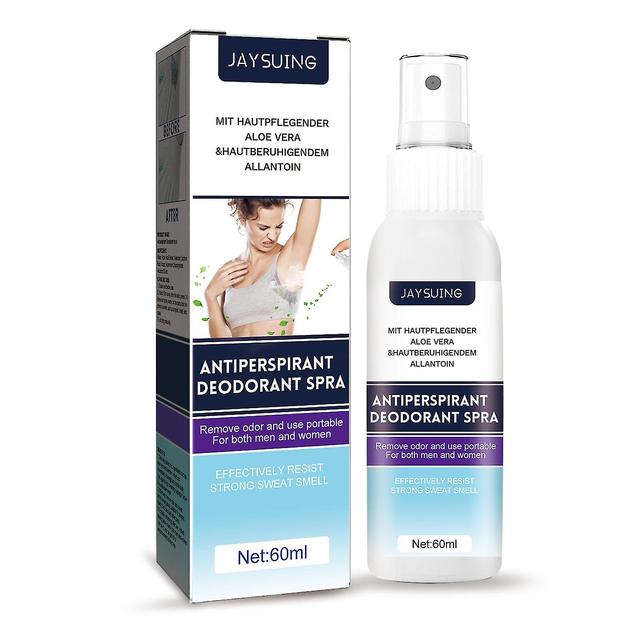 60ml Natural Deodorant Spray Removes Body Odor And Peculiar Smell For Shopping Camping Walking on Productcaster.